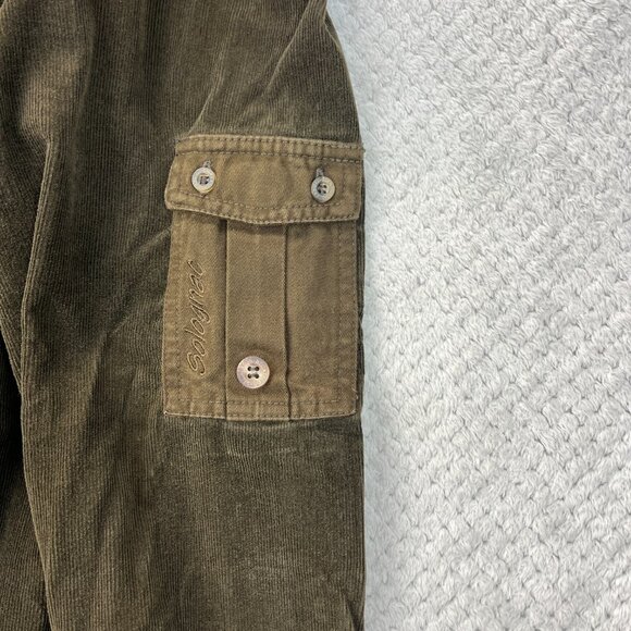 Solognac Decathlon Mens Corduroy Shirt Long Tab Sleeve Outdoor Hunting Hike Med - Picture 14 of 14